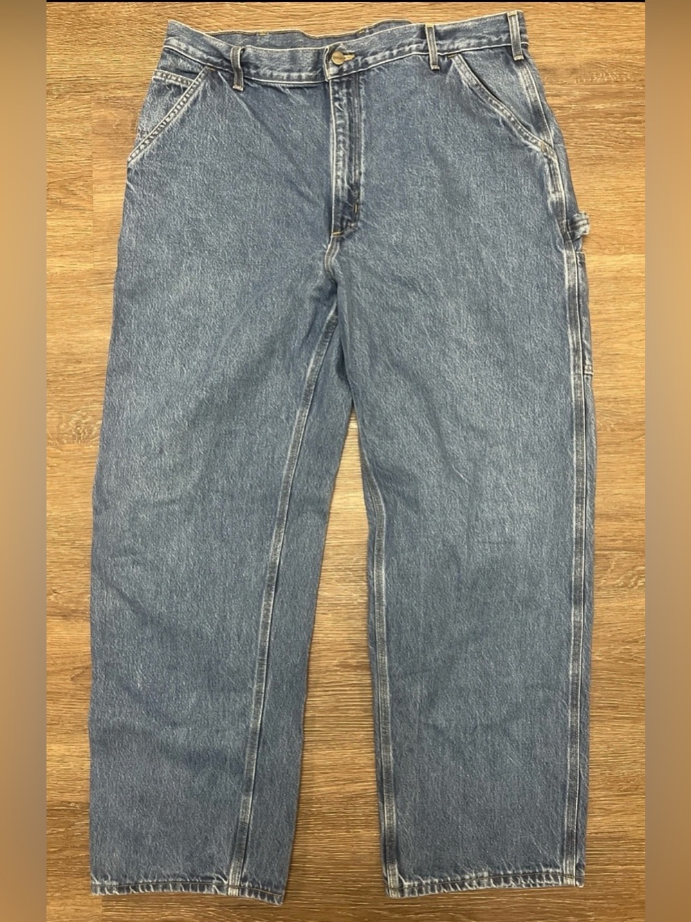 Carhartt Jeans Mens 40x32 Dungaree Fit Work Carpenter B137-DST